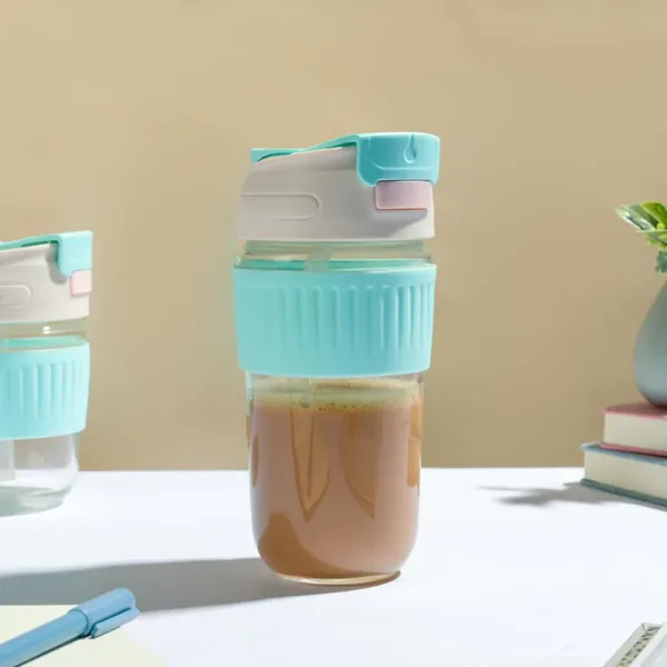 520ML_Glass_Sipper_Cup_with_Lid_&_Straw_|_Leakproof_Travel_Mug_for_Coffee_Pack_of__1