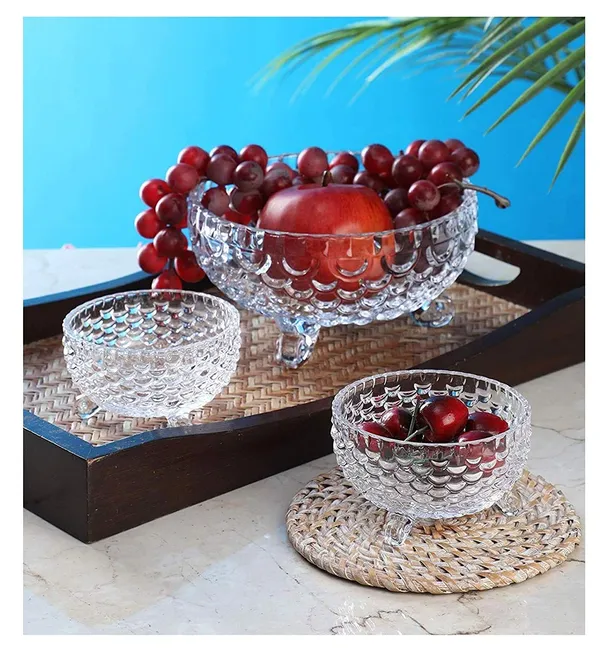 Set_of_6_Transparent__Glass_Serveware_Glass_Bowl