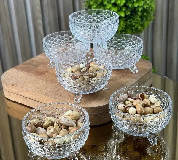 Set_of_6_Transparent__Glass_Serveware_Glass_Bowl