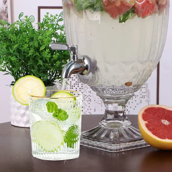 Transparent__Glass_Drinkware_Drink_Dispenser
