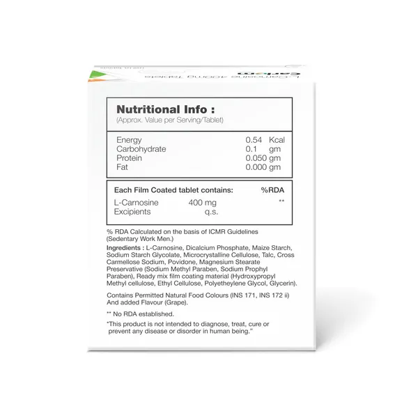 Friska_Carlom_L-Carnosine_Tablet_400mg_Pack_of_10_-_10x1X10_-_Tablets