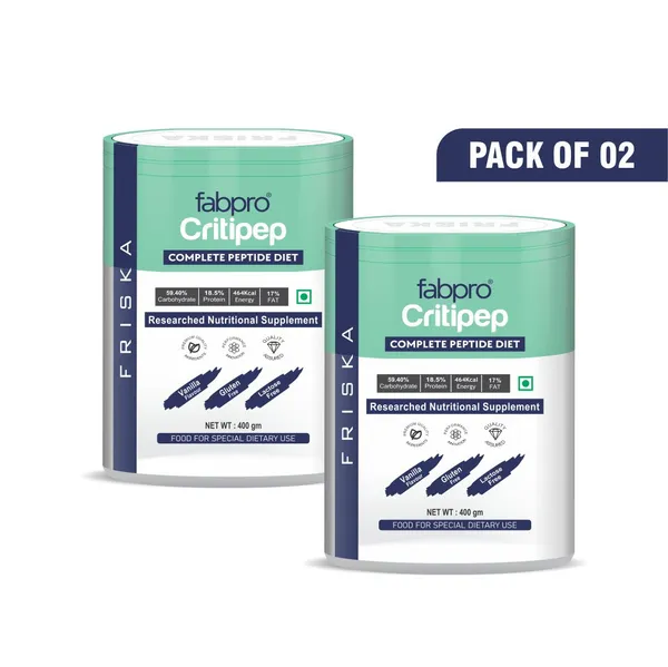 Friska_Fabpro_Critipep_â€“_Specialized_Peptide-Based_Nutrition_Flavour_Vanilla_Pack_of_2_-_400gm_each