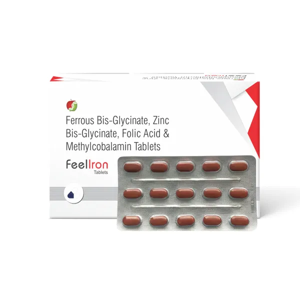 Friska_Feel-Iron_Ferrous_Bis-Glycinate,_Zinc_Bis-Glycinate,_Folic_Acid_&_Methylobalamin_Tablets_Pack_of_10_-_10X15_Tablets
