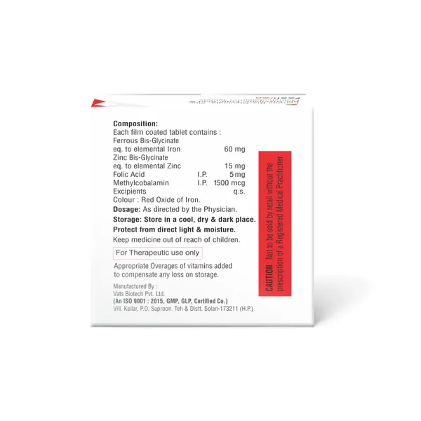 Friska_Feel-Iron_Ferrous_Bis-Glycinate,_Zinc_Bis-Glycinate,_Folic_Acid_&_Methylobalamin_Tablets_Pack_of_10_-_10X15_Tablets
