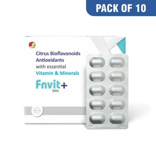 Friska_Nutraceuticals_FNVIT+_Tablets_Citrus_Bioflavonoids_+_Antioxidants_+_Essential_Vitamins_&_Minerals_Tables_-_Pack_of_10_-_10X10