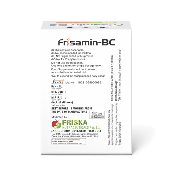 Friska_Frisamin-BC_Sachets_Sugar_Free_BCAA_Dietary_Supplement_Pack_of_10_-_10x15gm_Each_Sachets