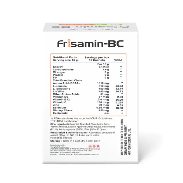 Friska_Frisamin-BC_Sachets_Sugar_Free_BCAA_Dietary_Supplement_Pack_of_10_-_10x15gm_Each_Sachets