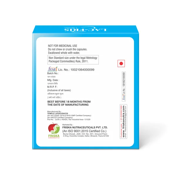 Friska_Lac-Fris_Saccharomyces_Boulardii_Capsules-_Pack_of_10-_10X1x10_-_100_Capsules