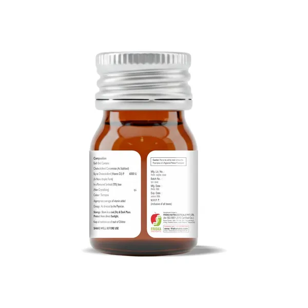 Friska_Level_D3_Nano_Shot-_Vitamin_D3_Oral_Solution-_60000IU/5ml_Flavour_Mango_Sugar_Free_Sachet_Pack_of_5_-_5x5ml_-25ml