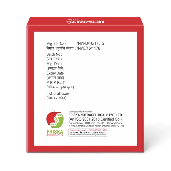 Friska_Meta-Swiss+_Capsule_Methylcobalamin,_Alpha_Lipoic_Acid,_Thiamine_Mononitrate,_Pyridoxine_HCI_,_&_Folic_Acid_Capsules_Pack_of_10_-_10x1x10_Capsules