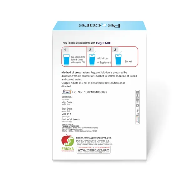 Friska_Pegcare_Polyethylene_Glycol_with_Electrolytes_For_Oral_Solution_pack_of_20_-_20x9.5gm