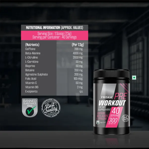 Friska_Nutrition_Pre_workout_Boost_Energy_with_Caffeine,_Citrulline,_Beta_Alanine_Increase_Stamina_BCAA_Flavour_Fruity_Mocktail_-_300gm