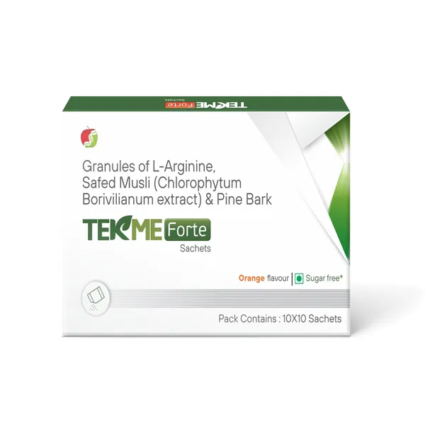 Friska_TKEME_Forte_Granules_of_L-Arginine,_Safed_Musli_(_Chlorophytum_Borivilianum_extract)_&Pine_Bark_Flavour_Orange_Sachets-_Pack_of_10_-_10x1x10gm_-_10gm_Each