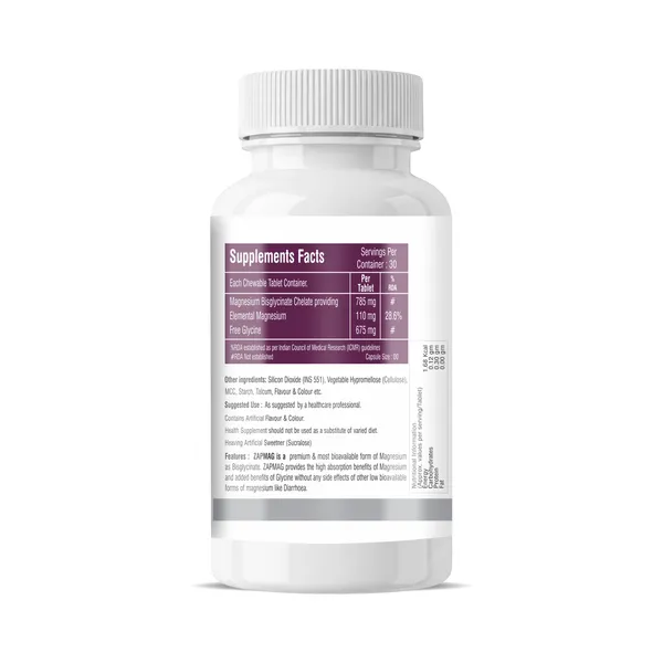 Friska_Zapmag_with_Magnesium_Bisglycinate_Chelate_785mg_for_Heart,_Bones,_Muscles_&_Sleep_Support_Chewable_Tablet_Pack_of_2_-_60_Tables_each