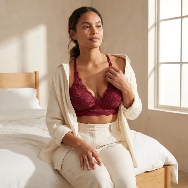 Red_Lace_Halter_Neck_Padded_Bralette_For_Women