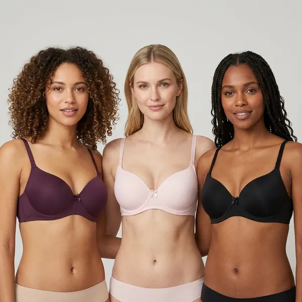Purple_Pink_Nylon_Padded_Push-Up_Bra_Pack_Of_3_For_Women