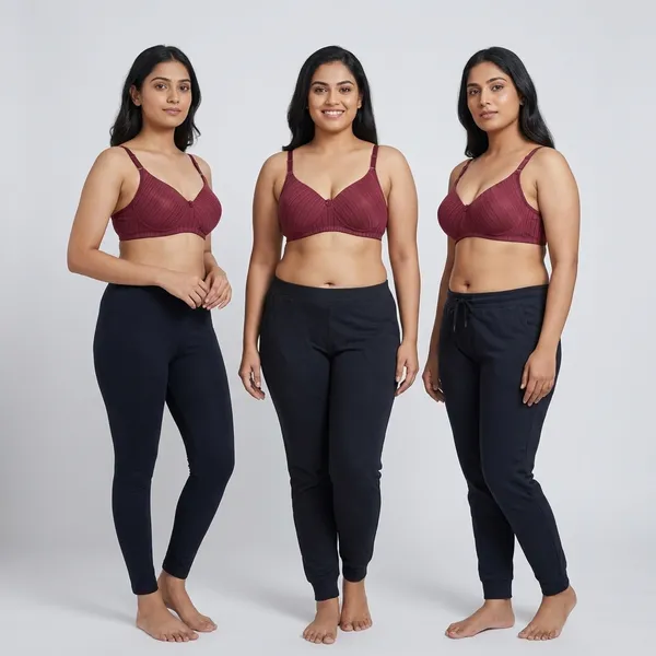 Maroon_Nylon_Wireless_Lightly_Padded_Bra_For_Women