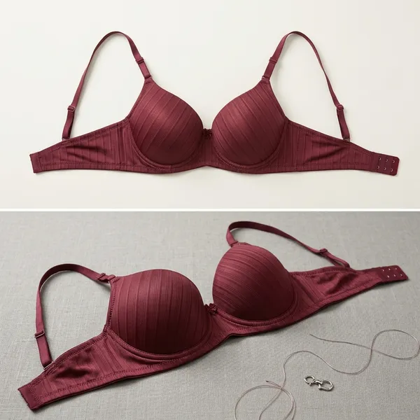 Maroon_Nylon_Wireless_Lightly_Padded_Bra_For_Women