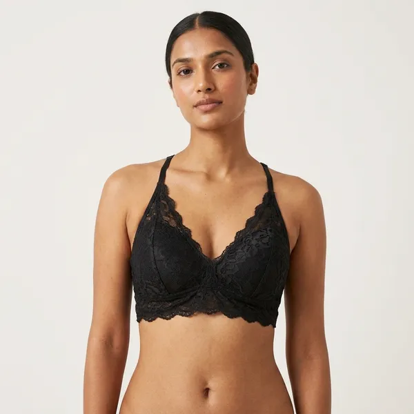 Black_Lace_Non-Wired_Bralette_For_Women