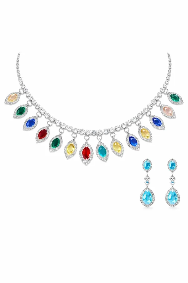 Multicolor_Alloy_Crystal_Marquise_Cut_Statement_Necklace_Set_For_Women