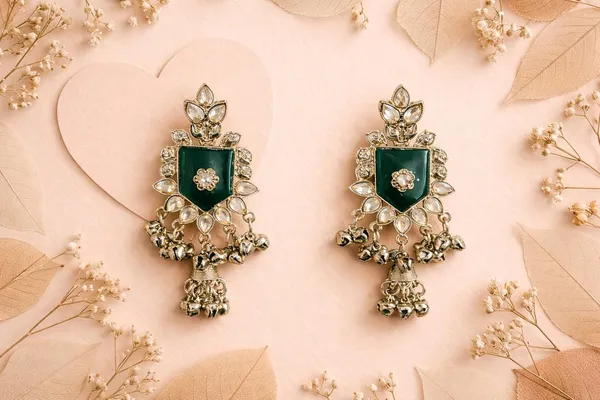 Emerald_Green_Stone_Kashmiri_Gold_Tone_Ghungroo_Dangler_Earrings_For_Women