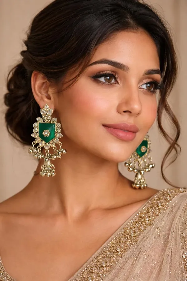 Emerald_Green_Stone_Kashmiri_Gold_Tone_Ghungroo_Dangler_Earrings_For_Women
