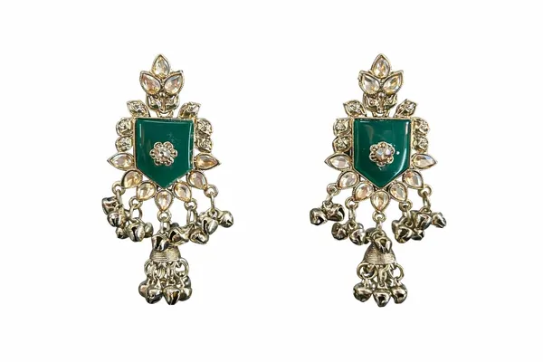 Emerald_Green_Stone_Kashmiri_Gold_Tone_Ghungroo_Dangler_Earrings_For_Women