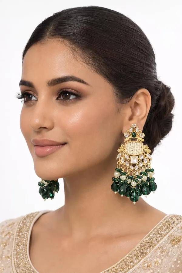 Emerald_Green_Kundan_Gold_Tone_Chandelier_Dangler_Earrings_For_Women