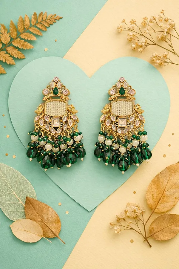 Emerald_Green_Kundan_Gold_Tone_Chandelier_Dangler_Earrings_For_Women