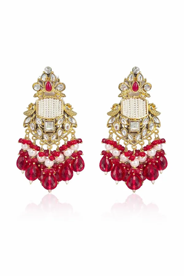 Ruby_Red_Kundan_Gold_Tone_Chandelier_Dangler_Earrings_For_Women