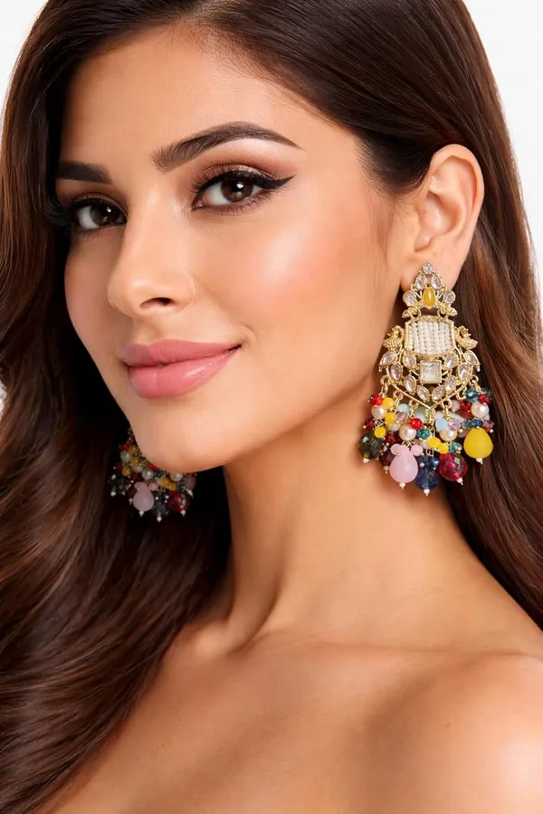 Multicolor_Kundan_Gold_Tone_Chandelier_Dangler_Earrings_For_Women