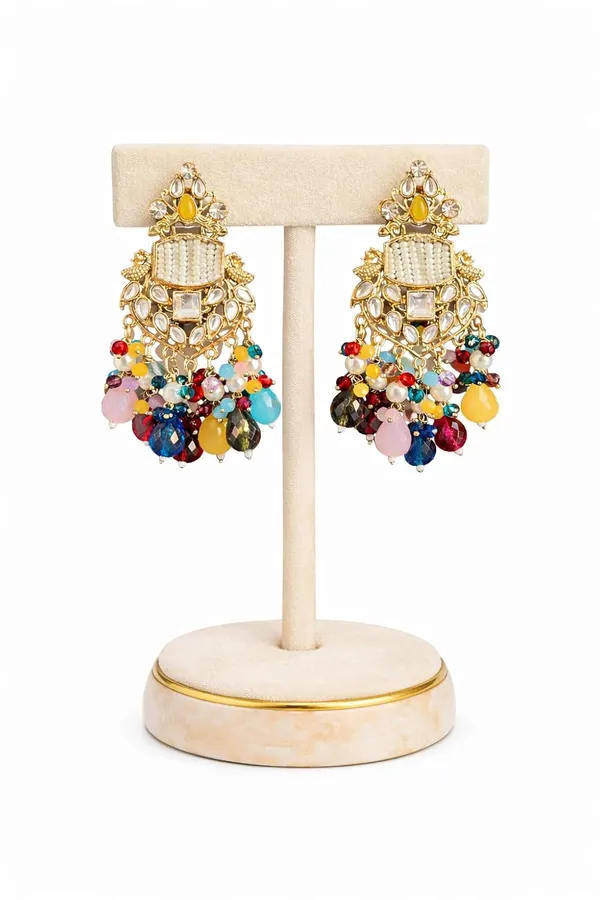 Multicolor_Kundan_Gold_Tone_Chandelier_Dangler_Earrings_For_Women