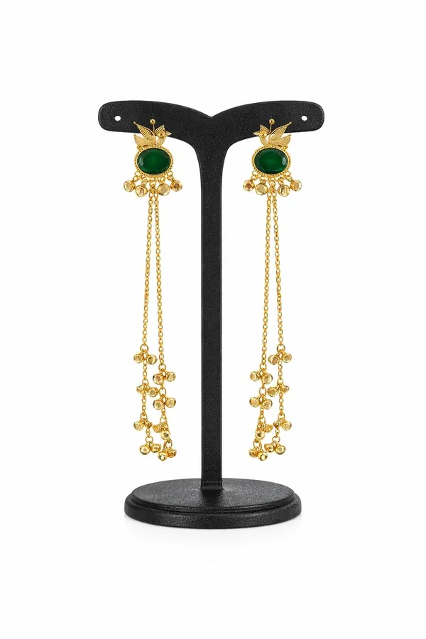 Green_Alloy_Kashmiri_Long_Chain_Ghungroo_Tassel_Dangler_Earrings_For_Women