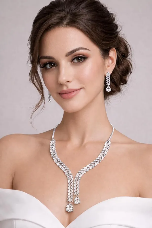Zeeba_Jewels_Silver_Crystal_Y_Shape_Necklace_Set_With_Earrings_For_Women