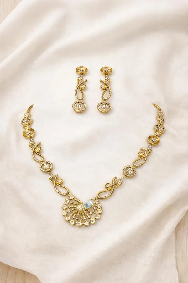Gold_Crystal_Statement_Necklace_Set_For_Women