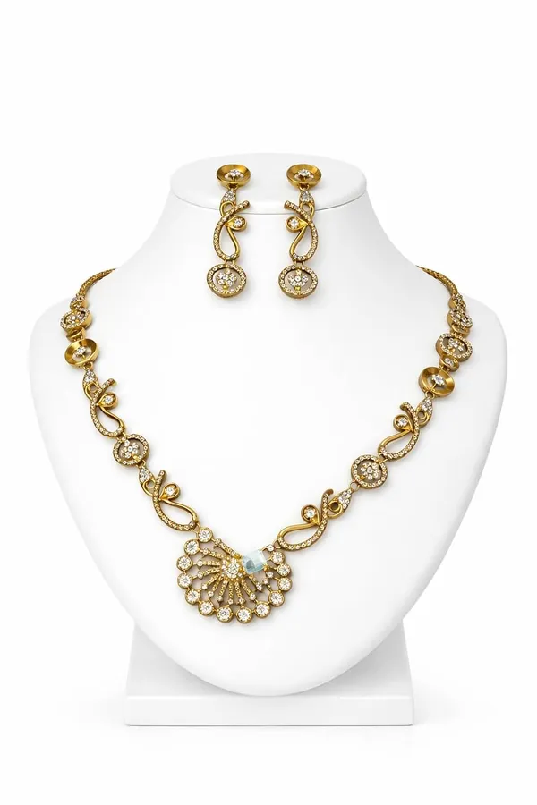 Gold_Crystal_Statement_Necklace_Set_For_Women