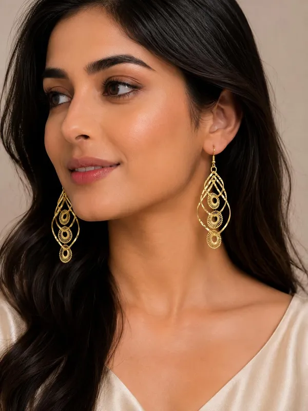 Gold_Alloy_Geometric_Long_Dangler_Fashion_Earrings_For_Women