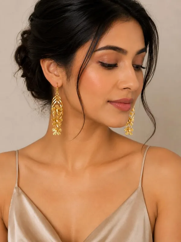 Gold_Alloy_Geometric_Long_Dangler_Fashion_Earrings_For_Women