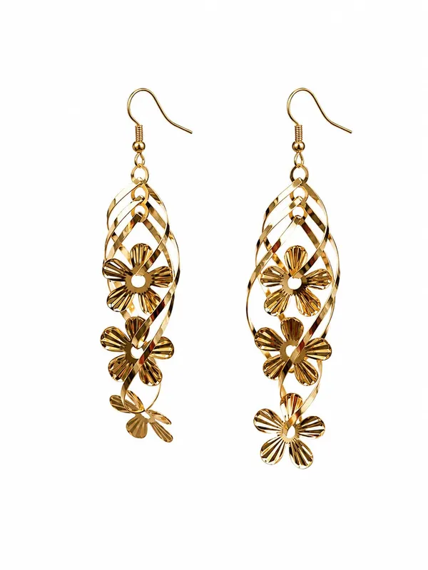 Gold_Alloy_Geometric_Long_Dangler_Fashion_Earrings_For_Women