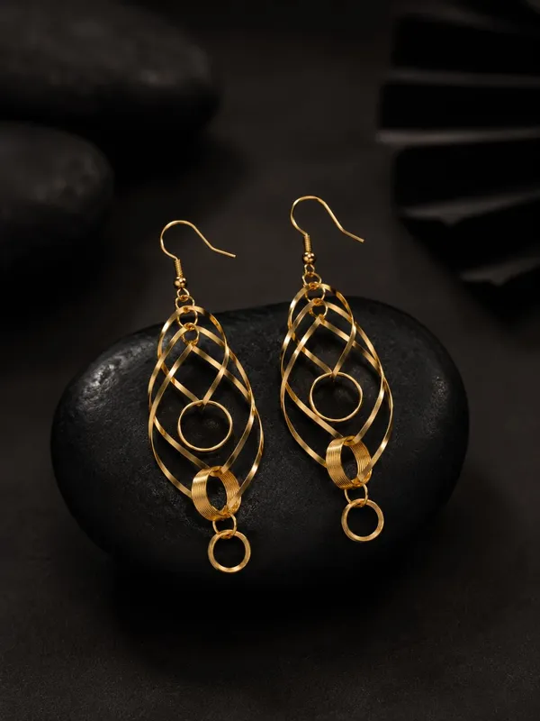 Gold_Alloy_Geometric_Long_Dangler_Fashion_Earrings_For_Women