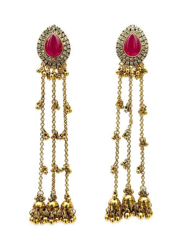 Rani_Pink_Gold_Plated_Alloy_Kashmiri_Long_Jhumki_Dangler_Earrings_For_Women