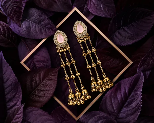 Gold_And_Baby_Pink_Alloy_Gold_Plated_Kashmiri_Jhumki_Dangler_Earrings_For_Women