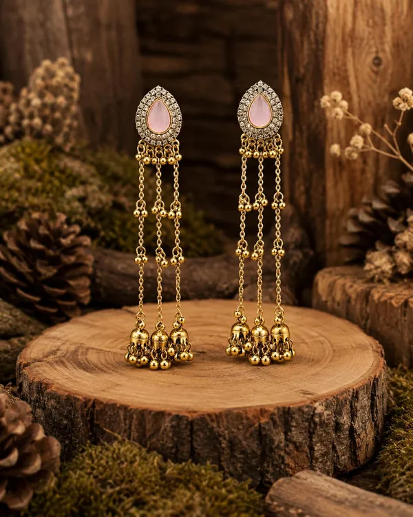 Gold_And_Baby_Pink_Alloy_Gold_Plated_Kashmiri_Jhumki_Dangler_Earrings_For_Women