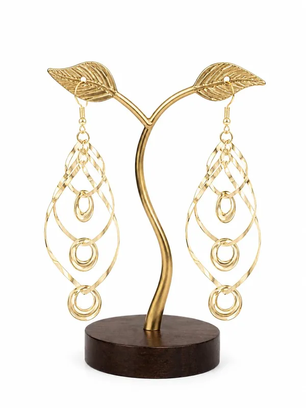Gold_Alloy_Geometric_Long_Drop_Earrings_For_Women