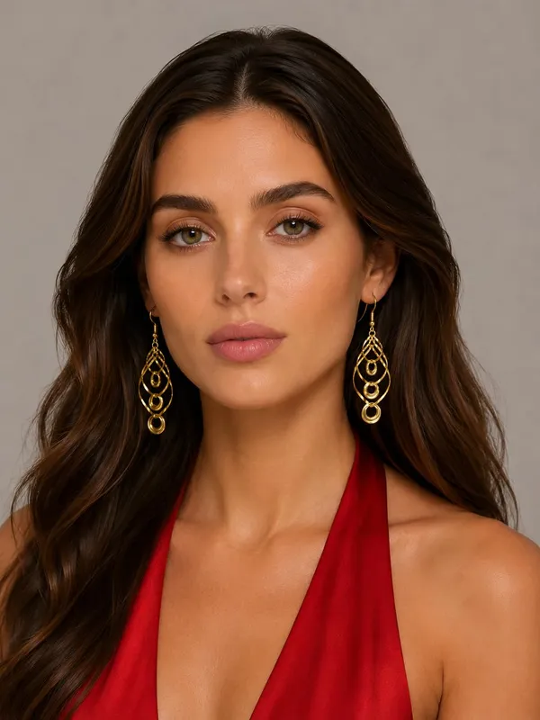 Gold_Alloy_Geometric_Long_Drop_Earrings_For_Women