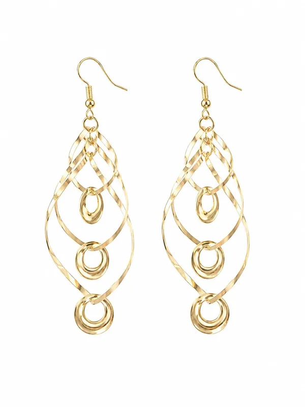 Gold_Alloy_Geometric_Long_Drop_Earrings_For_Women