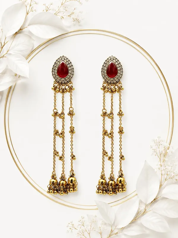 Gold_And_Ruby_Red_Gold_Plated_Alloy_Kashmiri_Long_Jhumki_Dangler_Earrings_For_Women