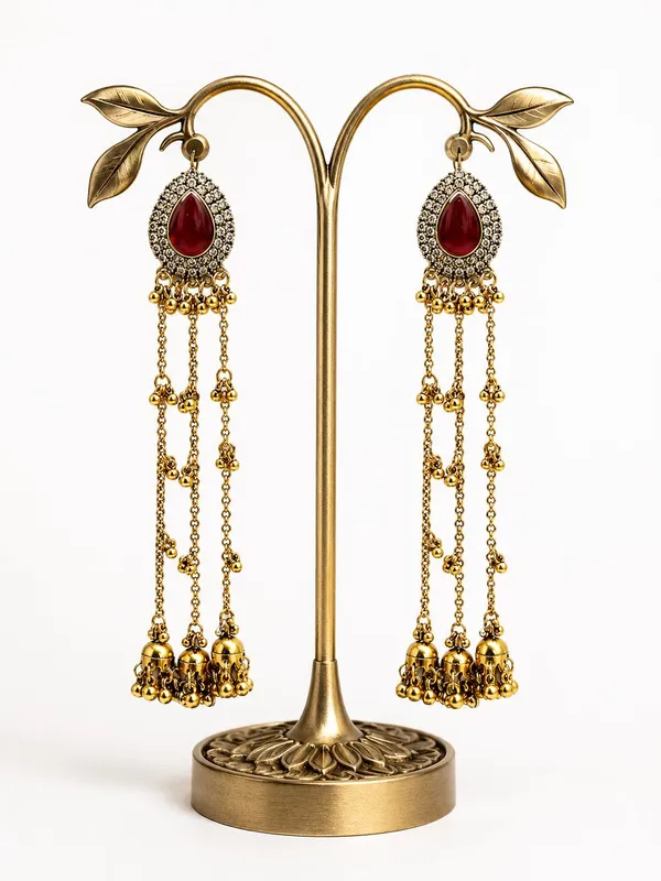 Gold_And_Ruby_Red_Gold_Plated_Alloy_Kashmiri_Long_Jhumki_Dangler_Earrings_For_Women