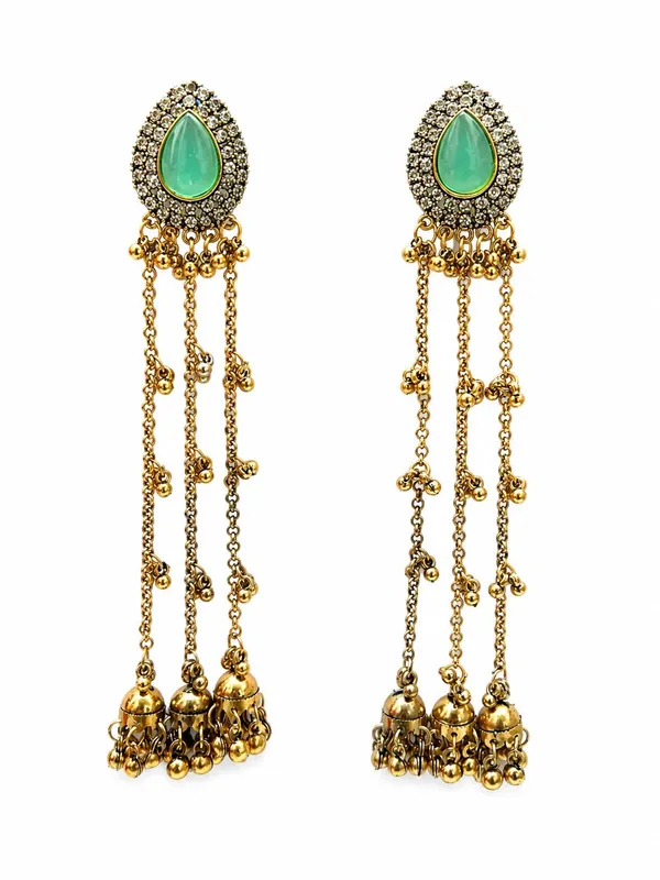 Mint_Green_Gold_Plated_Alloy_Kashmiri_Long_Jhumki_Dangler_Earrings_For_Women