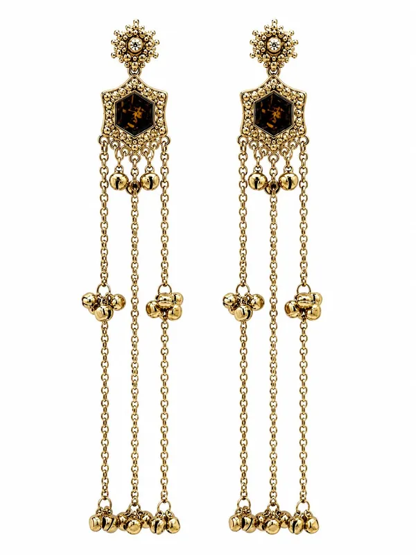 Black_And_Gold_Amber_Alloy_Kashmiri_Ghungroo_Long_Dangler_Earrings_For_Women